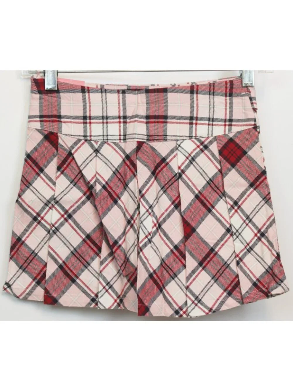 2007 Gymboree School Girls Rock Y2K Pink Plaid Tank Top sz 12 Baby Doll Empire